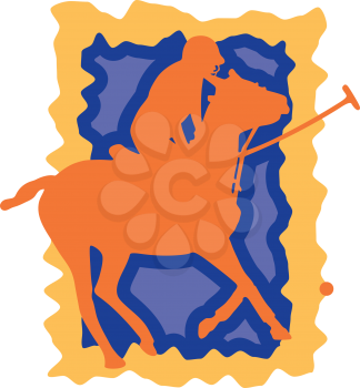 Horseback Clipart