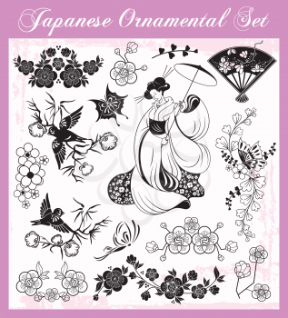 Geisha's Clipart