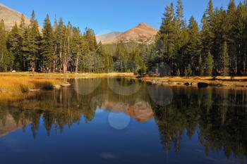 Royalty Free Photo of a Lake and Mountains
