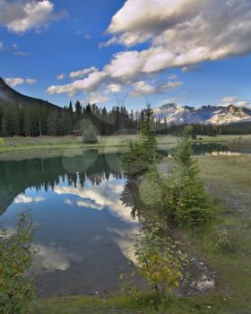 Royalty Free Photo of a Mountain Scene