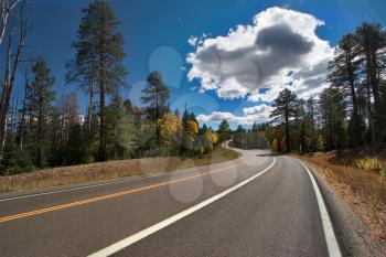 Royalty Free Photo of a Highway By the Grand Canyon