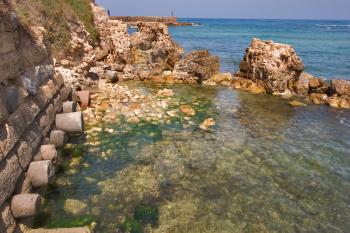 Royalty Free Photo of the National Park Caesarea in Israel