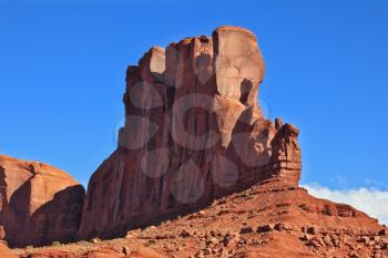 Red Desert. The famous cliff Camel in Monument Valley. Navajo Reservation in the U.S.