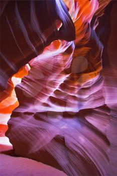 The well-known canyon of Antelope in the USA 