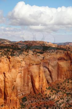 Navajo National Monument - a majestic landscape opening from a survey platform