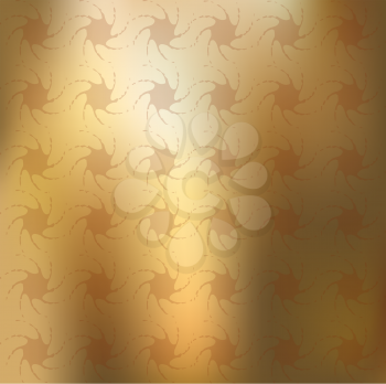 Royalty Free Clipart Image of Sun Shapes on a Gradient Background