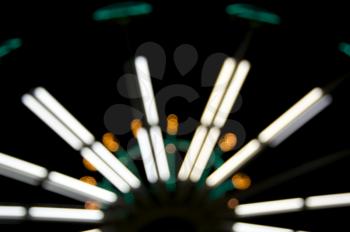 Royalty Free Photo of Ferris Wheel Spokes Close Up