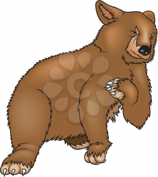 Royalty Free Clipart Image of a Bear