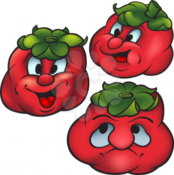 Royalty Free Clipart Image of Tomatoes