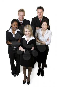 Royalty Free Photo of a Multi-Racial, Multi-Gender Group of Businesspeople