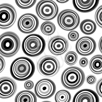 Royalty Free Clipart Image of a Background With Circles