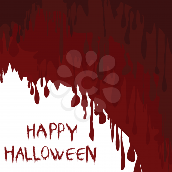Bloody Halloween illustration