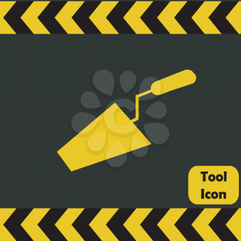 Trowel icon,  repairing service tool sign