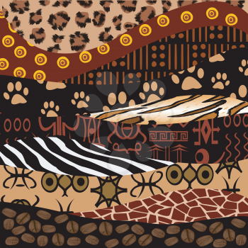 African tribal texture design