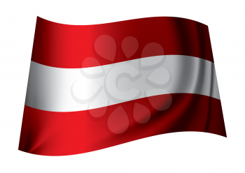 Royalty Free Clipart Image of an Austrian Flag