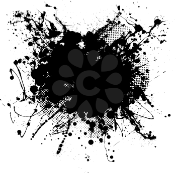 Royalty Free Clipart Image of an Inkblot