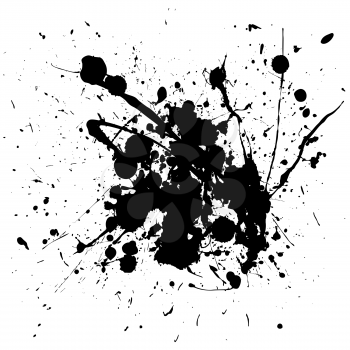 Royalty Free Clipart Image of an Inkblot