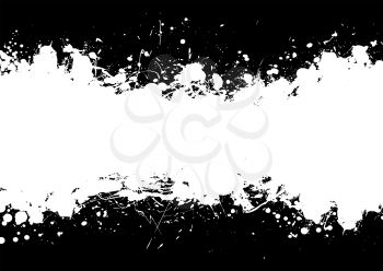 Royalty Free Clipart Image of a White Spatter
