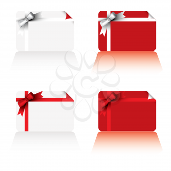Royalty Free Clipart Image of Christmas Boxes
