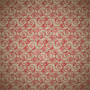 Royalty Free Clipart Image of an Interlinking Background