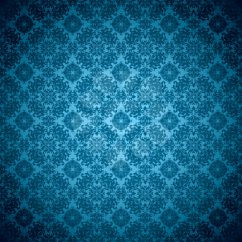 Royalty Free Clipart Image of a Blue Wallpaper