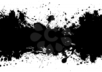 Royalty Free Clipart Image of an Ink Blot Background