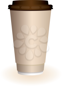 Royalty Free Clipart Image of a Large Cup