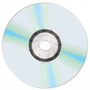 Royalty Free Clipart Image of a Compact Disc