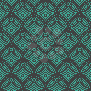 Abstract seamless pattern. Repeating geometry.