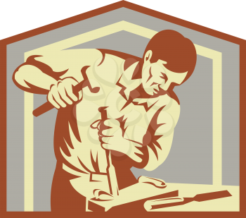 Chiseling Clipart