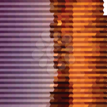 Low polygon style illustration of a brown purple abstract background.