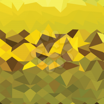 Low polygon style illustration of a mountain abstract background.