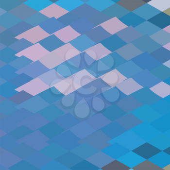 Low polygon style illustration of a tent abstract background.