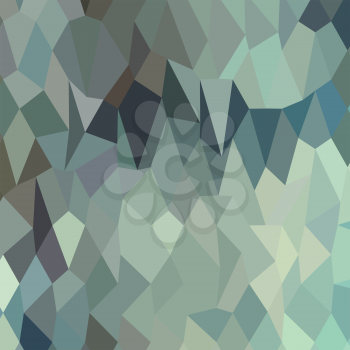 Low polygon style illustration of egyptian blue terraces abstract geometric background.