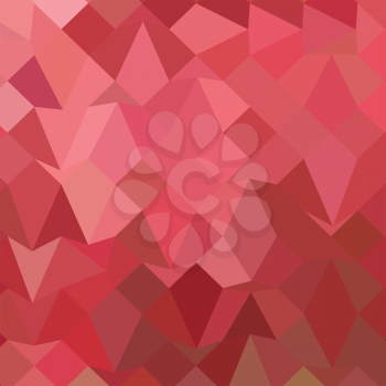 Low polygon style illustration of fandango pink abstract geometric background.