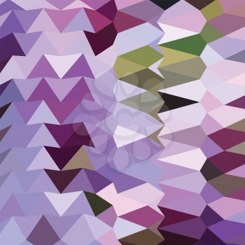 Low polygon style illustration of a floral lavender abstract geometric background.