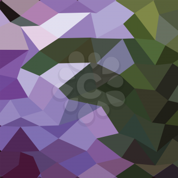 Low polygon style illustration of a palatinate purple abstract geometric background.