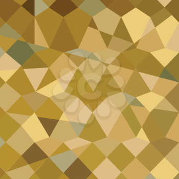 Low polygon style illustration of a drab brown abstract geometric background.