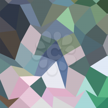 Low polygon style illustration of a light pastel purple abstract geometric background.