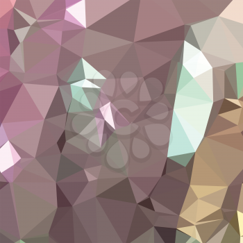 Low polygon style illustration of french lilac purple abstract geometric background.