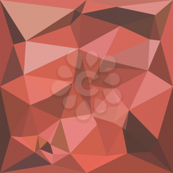 Low polygon style illustration of a deep pink abstract geometric background.