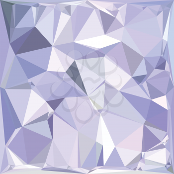 Low polygon style illustration of a lavender abstract geometric background.