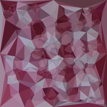 Low polygon style illustration of a cornell red abstract geometric background.