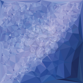 Low polygon style illustration of a steel blue abstract geometric background.