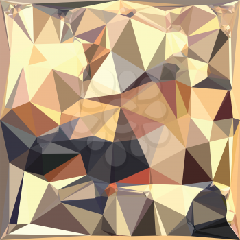 Low polygon style illustration of a bisque gray abstract geometric background.
