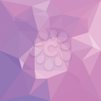Low polygon style illustration of a medium orchid abstract geometric background.