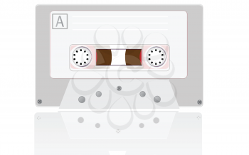 Royalty Free Clipart Image of an Audio Cassette