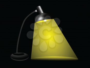 Royalty Free Clipart Image of a Lamp