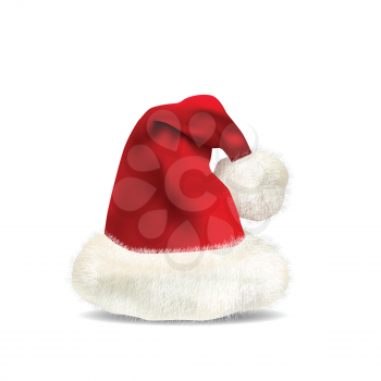 Santa Claus Hat Isolated on white 
