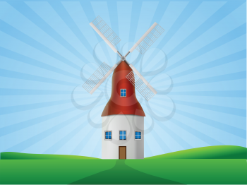 Windmill Illustration 